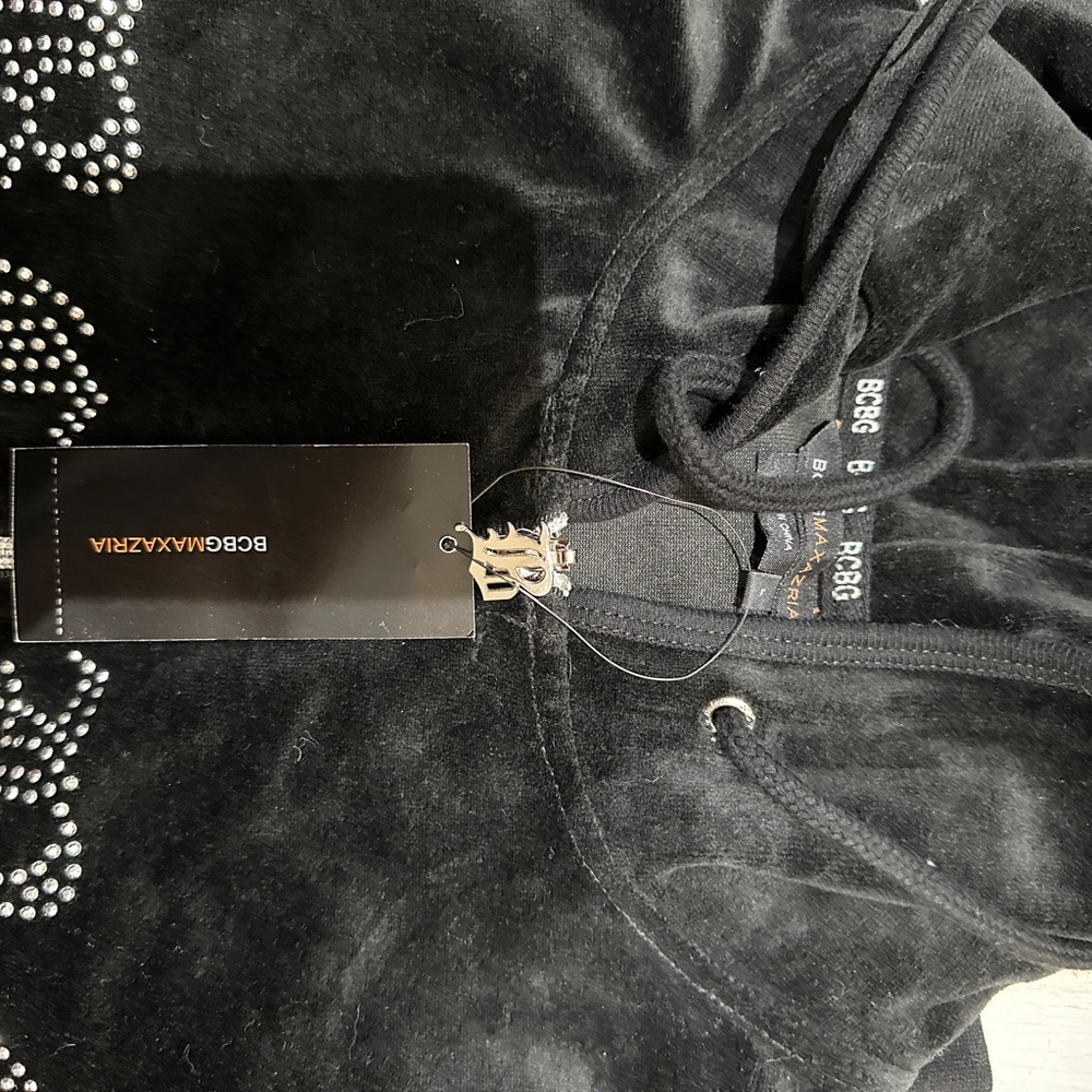 NWT BCBGMaxAzria Y2K Velour Tracksuit - Picture 4 of 5